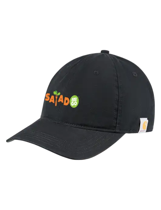 Carhartt Black Cotton Canvas Cap w/Salad And Go Logo