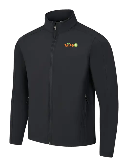 Black Core Soft Shell Jacket w/Salad And Go Logo