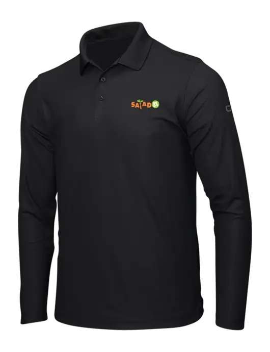 OGIO Blacktop Caliber 2.0 Long Sleeve Polo w/Salad And Go Logo
