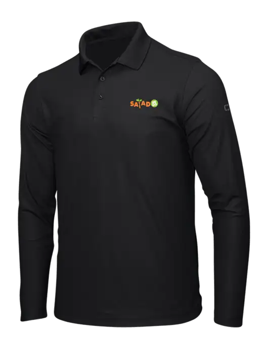 OGIO Blacktop Caliber 2.0 Long Sleeve Polo w/Salad And Go Logo