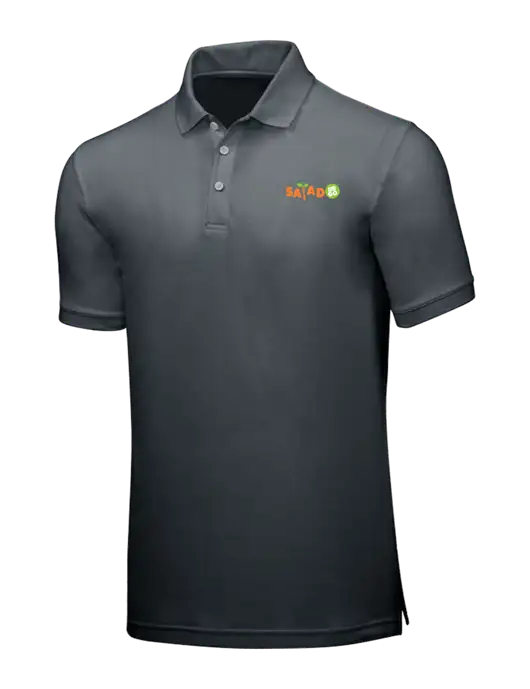 Dark Grey Core Classic Pique w/Salad And Go Logo