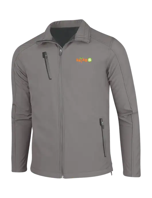 Medium Grey Welded Softshell Jacket w/Salad And Go Logo