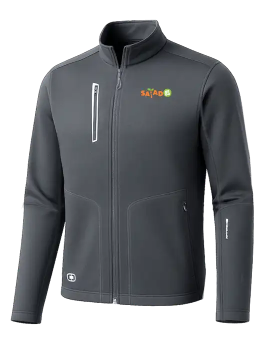 OGIO Dark Grey Endurance Fulcrum Full-Zip w/Salad And Go Logo
