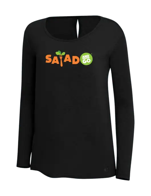 OGIO Blacktop Womens Luuma Long Sleeve Tunic w/Salad And Go Logo