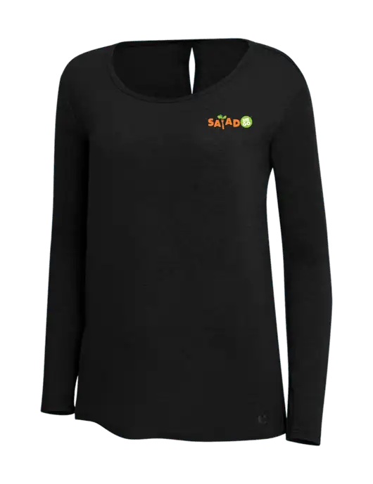 OGIO Blacktop Womens Luuma Long Sleeve Tunic w/Salad And Go Logo