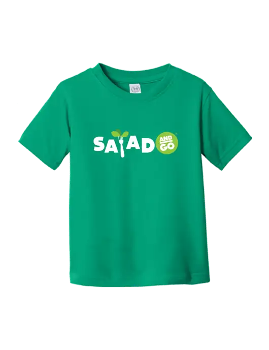 Rabbit Skins Kelly Toddler Fine Jersey Tee w/Salad And Go Logo