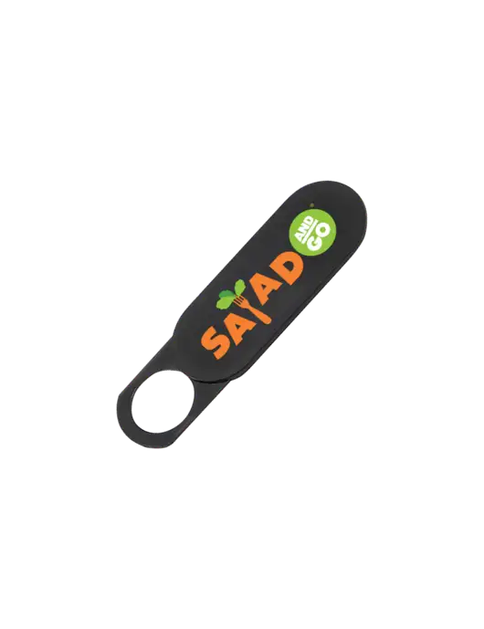 Black Web Cam Cover w/Salad And Go Logo