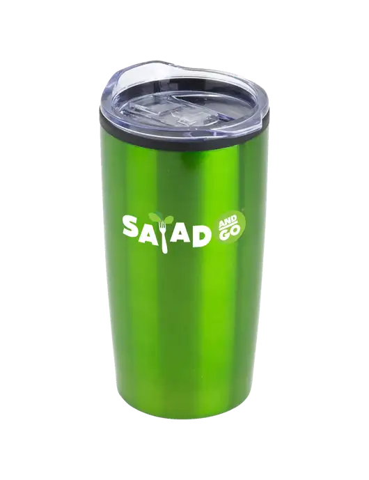 Olympus Green 20 oz Tumbler w/Salad And Go Logo