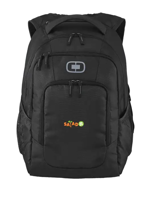 OGIO Black Logan Laptop Backpack
 w/Salad And Go Logo