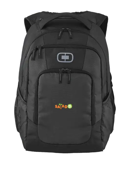 OGIO Diesel Grey Logan Laptop Backpack
 w/Salad And Go Logo