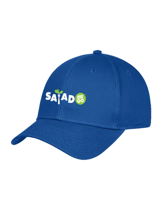 Royal Structured Cap Hook & Loop w/Salad And Go Logo