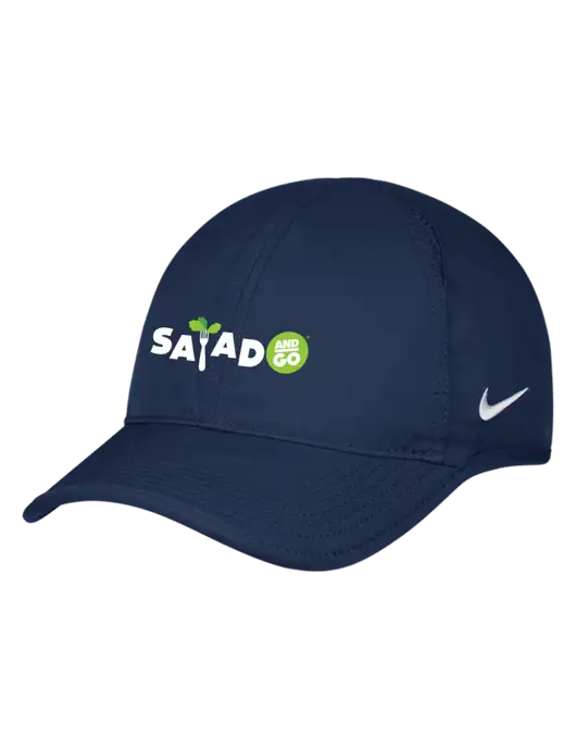 Nike Navy Featherlight Cap w/Salad And Go Logo