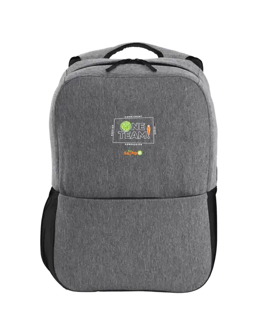 Access Square Laptop Graphite Heather/Black Backpack w/One Team Logo